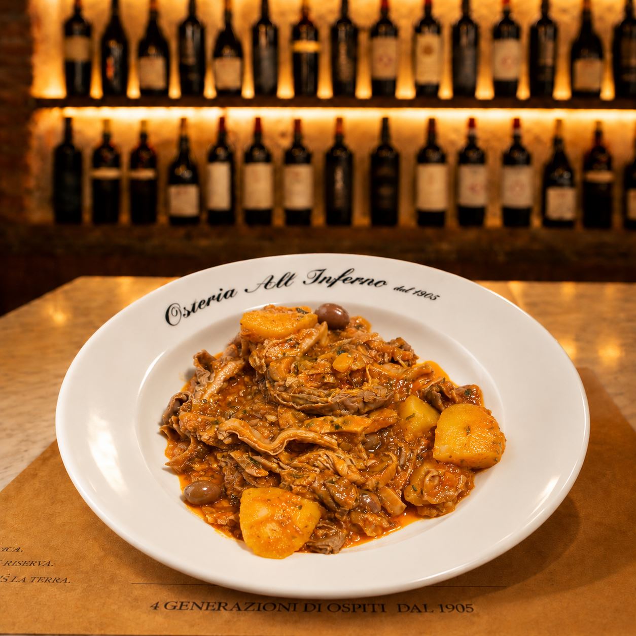 TRIPPA IN UMIDO CON PATATE
